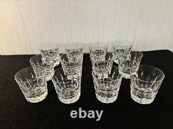 12 verres à whisky modèle Manhattan cristal de Saint Louis (prix pour 1 verre)