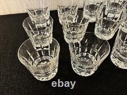 12 verres à whisky modèle Manhattan cristal de Saint Louis (prix pour 1 verre)