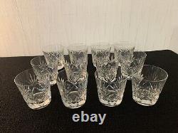 12 verres à whisky taillé modèle Nice cristal Saint Louis (prix à la pièce)