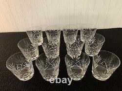 12 verres à whisky taillé modèle Nice cristal Saint Louis (prix à la pièce)