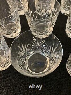 12 verres à whisky taillé modèle Nice cristal Saint Louis (prix à la pièce)