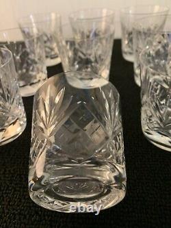12 verres à whisky taillé modèle Nice cristal Saint Louis (prix à la pièce)