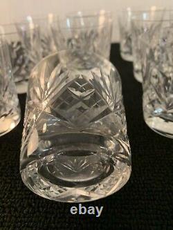 12 verres à whisky taillé modèle Nice cristal Saint Louis (prix à la pièce)