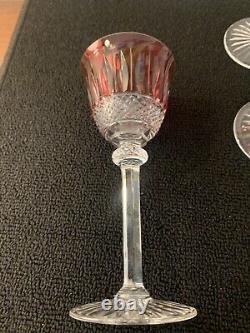 12 verres rouge à vin modèle Tommy cristal Saint Louis (prix à la pièce)modèle10