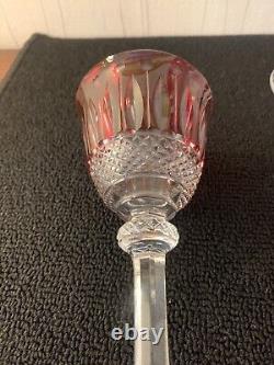 12 verres rouge à vin modèle Tommy cristal Saint Louis (prix à la pièce)modèle10