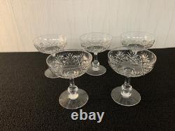13 coupes à champagne Massenet en cristal de Saint Louis (prix à la pièce)