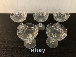 13 coupes à champagne Massenet en cristal de Saint Louis (prix à la pièce)