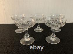 13 coupes à champagne Massenet en cristal de Saint Louis (prix à la pièce)