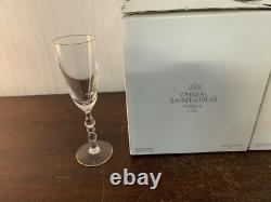 13 flûtes à champagne modèle Hauteville cristal de Saint Louis (prix à la pièce)