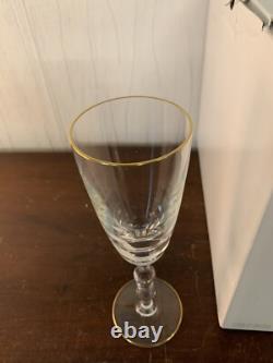 13 flûtes à champagne modèle Hauteville cristal de Saint Louis (prix à la pièce)