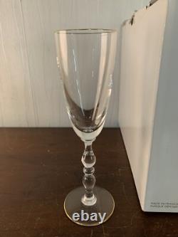 13 flûtes à champagne modèle Hauteville cristal de Saint Louis (prix à la pièce)