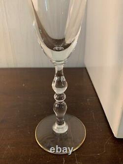 13 flûtes à champagne modèle Hauteville cristal de Saint Louis (prix à la pièce)