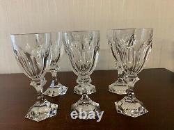13 verres à vin blanc modèle Chambord en cristal de Saint Louis /prix à la pièce