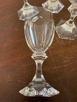 13 verres à vin blanc modèle Chambord en cristal de Saint Louis /prix à la pièce