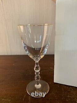 14 verres à bourgogne modèle Hauteville cristal de Saint Louis (prix à la pièce)