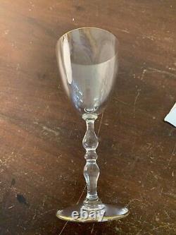 14 verres à bourgogne modèle Hauteville cristal de Saint Louis (prix à la pièce)