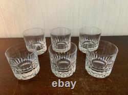 14 verres à whisky modèle Jersey en cristal de Saint Louis (prix à la pièce) GM