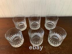 14 verres à whisky modèle Jersey en cristal de Saint Louis (prix à la pièce) GM