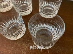 14 verres à whisky modèle Jersey en cristal de Saint Louis (prix à la pièce) GM