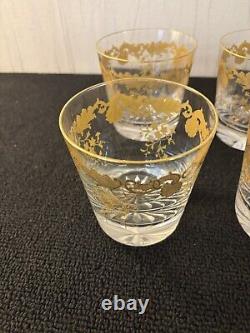 14 verres à whisky modèle Massenet or cristal Saint Louis (prix à la pièce)