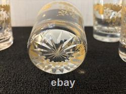 14 verres à whisky modèle Massenet or cristal Saint Louis (prix à la pièce)