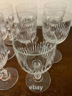15 verres à eau modèle Liane en cristal de Saint Louis (prix à la pièce)