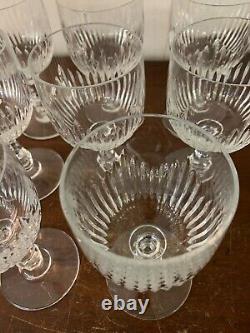 15 verres à eau modèle Liane en cristal de Saint Louis (prix à la pièce)