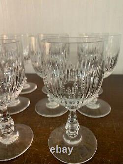 15 verres à eau modèle Liane en cristal de Saint Louis (prix à la pièce)