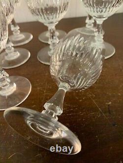 15 verres à eau modèle Liane en cristal de Saint Louis (prix à la pièce)