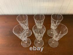 16 flûtes à champagne modèle Bidassoa cristal de Saint Louis (prix à la pièce)