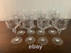 16 verres vin modèle Anvers taille N°11137 cristal Saint Louis (prix à la pièce)