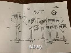 16 verres vin modèle Anvers taille N°11137 cristal Saint Louis (prix à la pièce)