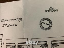 16 verres vin modèle Anvers taille N°11137 cristal Saint Louis (prix à la pièce)