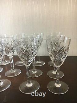 17 verres à eau modèle Chantilly cristal de Saint Louis /prix à la pièce