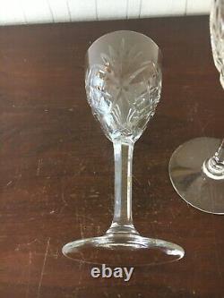 17 verres à eau modèle Chantilly cristal de Saint Louis /prix à la pièce