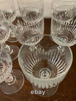17 verres à eau modèle Liane en cristal de Saint Louis (prix à la pièce)