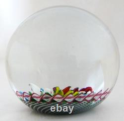 1977 Presse-papier Cristal Saint Louis Bouquet Floral