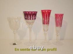 1 Flute à champagne modèle tommy en Cristal Saint ST Louis 20,5 cm Roemer Jaune