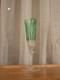 1 Flute à Champagne Roemer Cristal Overlay Vert Saint St Louis Tommy 18.8 Cm