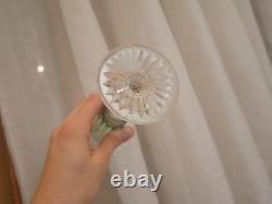 1 Flute à champagne roemer cristal overlay vert Saint ST Louis Tommy 18.8 cm