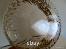 1 Tasse avec anse en Saint St Louis Cristal Thistle Or signé parfait état