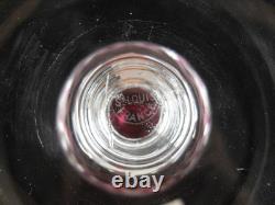 1 Verre A Vin Cristal Couleur Bleu Ciel Taille Modele Massenet St Louis Signe