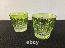 1 Verre à whisky modèle Tommy overlay cristal de Saint Louis (prix à la pièce)