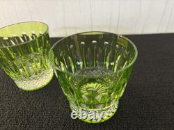 1 Verre à whisky modèle Tommy overlay cristal de Saint Louis (prix à la pièce)