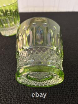 1 Verre à whisky modèle Tommy overlay cristal de Saint Louis (prix à la pièce)