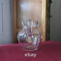 1 broc a eau en cristal saint louis modèle Poincaré