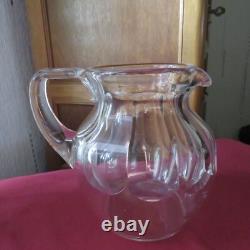 1 broc a eau en cristal saint louis modèle Poincaré