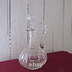 1 carafe aiguière en cristal de saint louis modèle tommy 1 carafe aiguière en cristal de saint louis modèle tommy