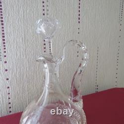 1 carafe aiguière en cristal de saint louis modèle tommy 1 carafe aiguière en cristal de saint louis modèle tommy