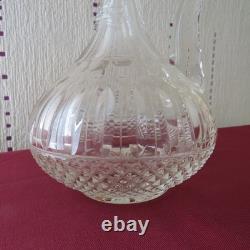 1 carafe aiguière en cristal de saint louis modèle tommy 1 carafe aiguière en cristal de saint louis modèle tommy